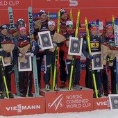Combinata Nordica - Trondheim: la Norvegia vince l'unica Staffetta Mista della stagione. Italia al quinto posto.
