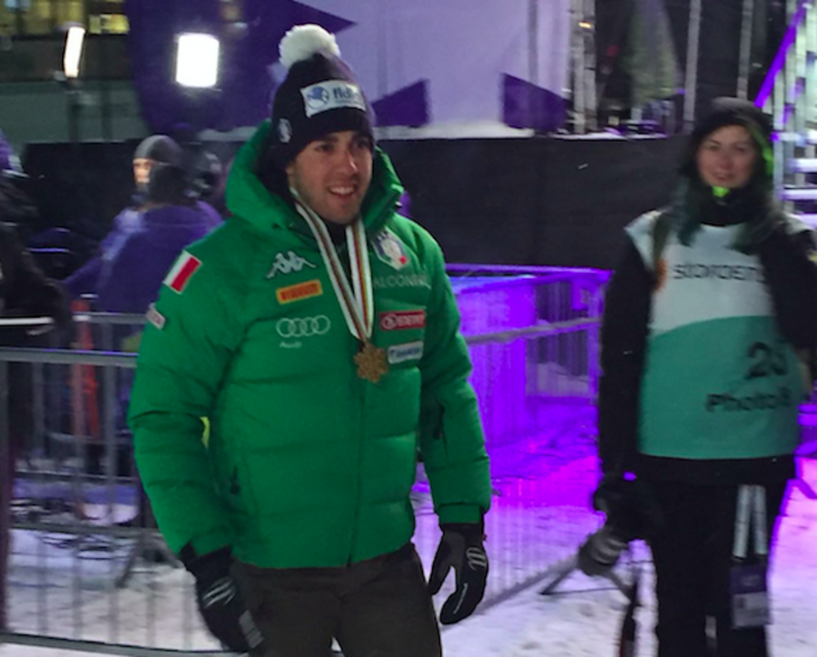 VIDEO: Pellegrino riceve la medaglia d'oro a Lahti