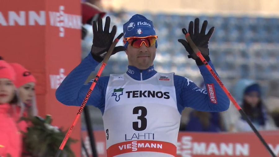 Federico Pellegrino sbanca Lahti vincendo la sprint. A Klæbo la Coppa di specialità