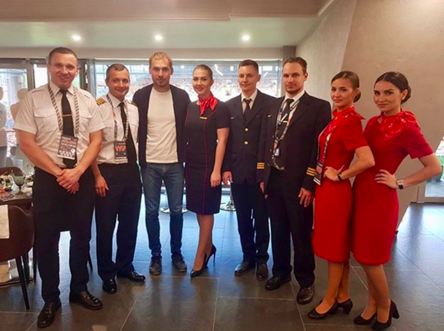 Biathlon - Anthon Shipulin ha incontrato i piloti del volo russo costretto a un atterraggio di emergenza