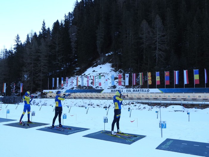 FOTO - Biathlon, si avvia verso la conclusione il raduno della Svezia in Val Martello