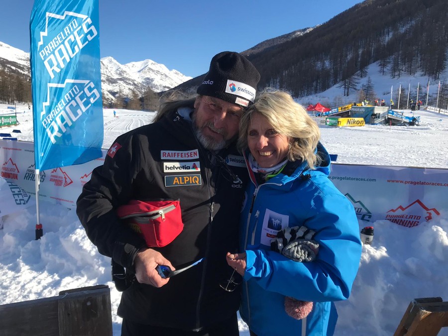 VIDEO - Che emozione per Stefania Belmondo: dopo tanti anni ecco l'incontro con il suo primo skiman