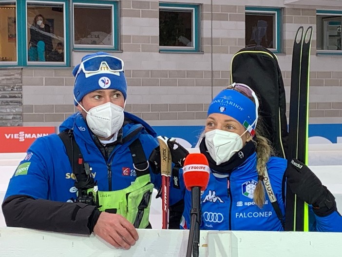 Biathlon - Il particolare derby del cuore di Sanfilippo: &quot;Il mio compagno è proprio lo skiman di Bescond&quot;