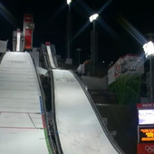 I trampolini di Sochi (screen da YouTube)