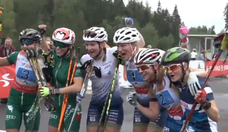 Mondiali Skiroll - Lisa Bolzan e Lucia Scardoni d'argento nella team sprint vinta dalla Svezia