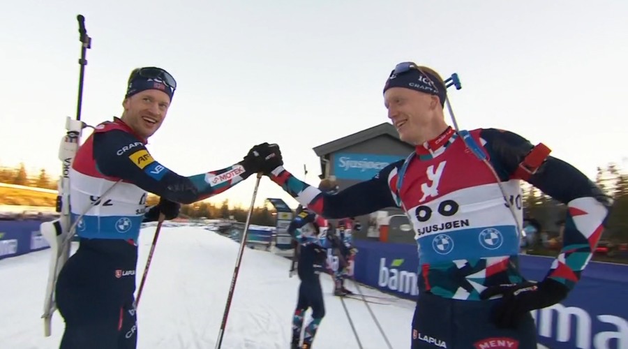 Biathlon - Tarjei Bø si impone nella sprint maschile di Sjusjøen: quarto Johannes Bø, ma in forma super