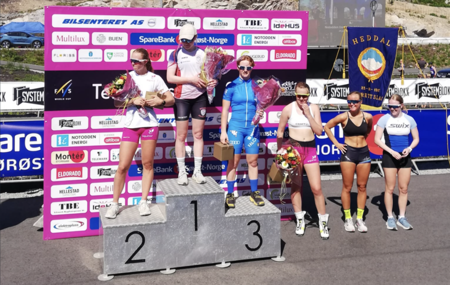 Skiroll, Coppa del Mondo - È subito podio per l'Italia: Ghiddi terza nella 6,6 km juniores femminile!