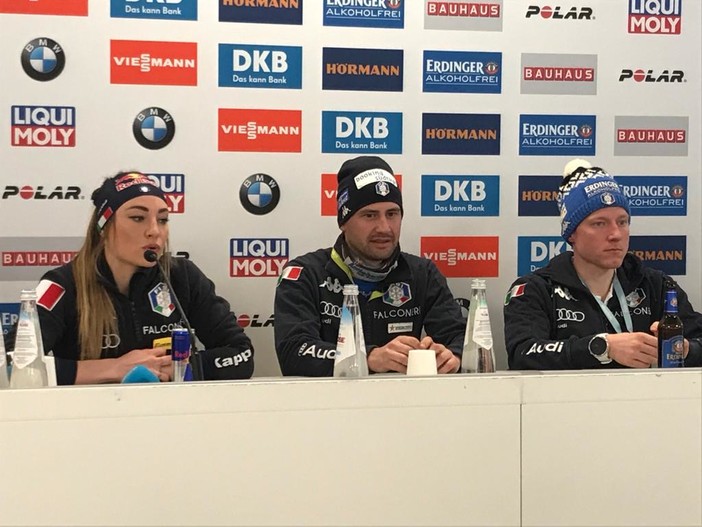 Biathlon - Bormolini, Hofer e Windisch celebrano il successo di Dorothea Wierer
