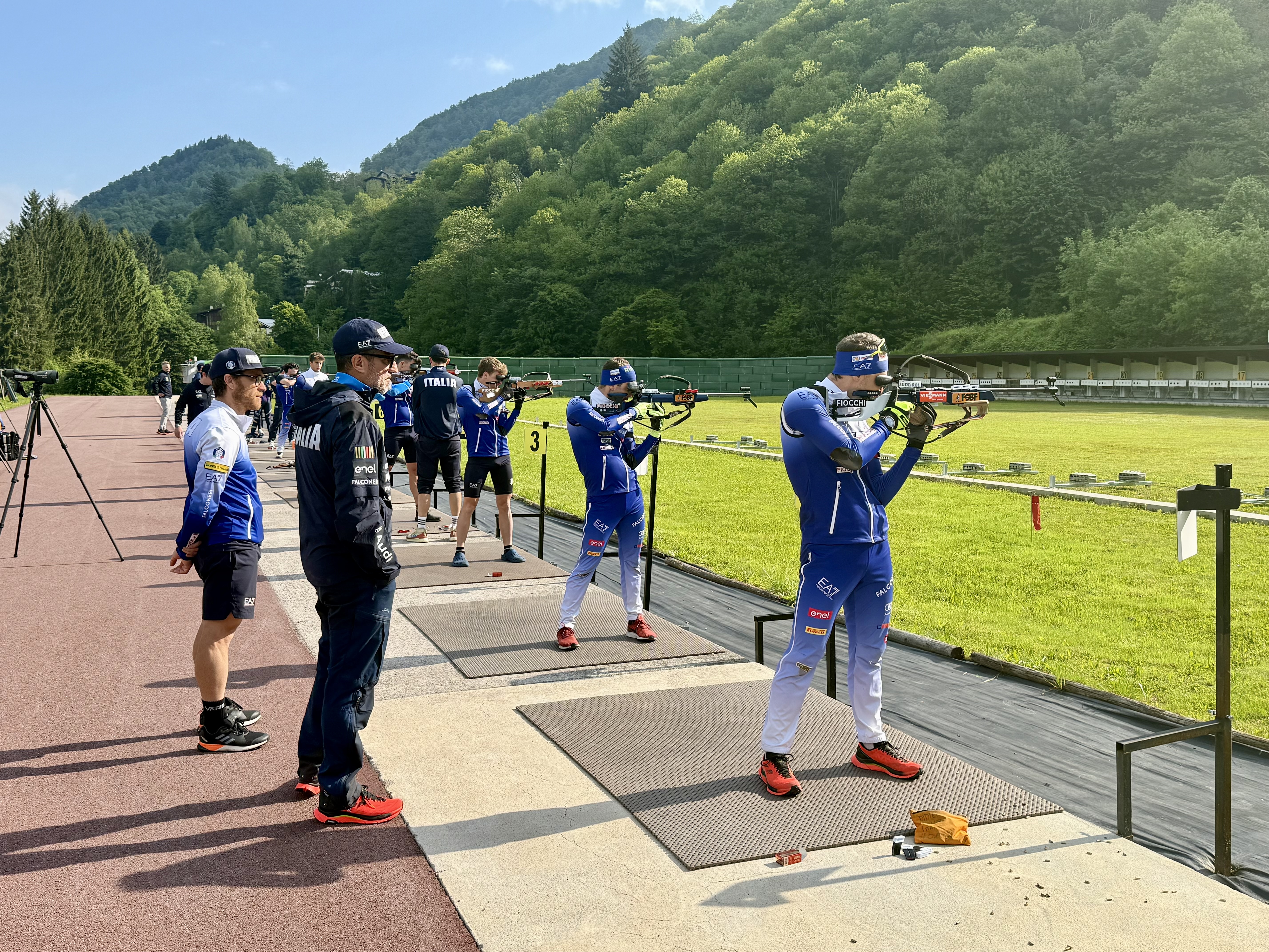 Biathlon – Nazionale in raduno a Chiusa Pesio: il video e la fotogallery dell’allenamento degli azzurri