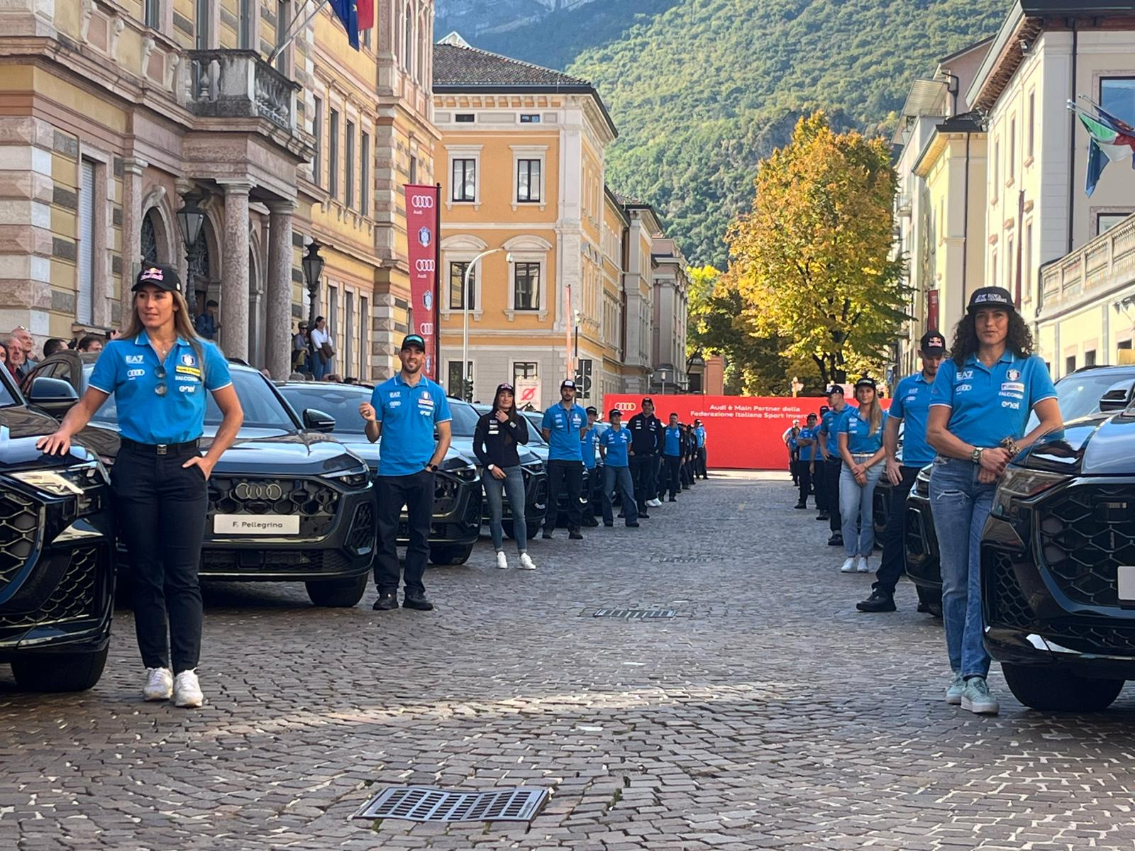 Sci di fondo e biathlon – FISI e Audi insieme verso la stagione olimpica: consegnata a Trento la nuova flotta ai campioni azzurri