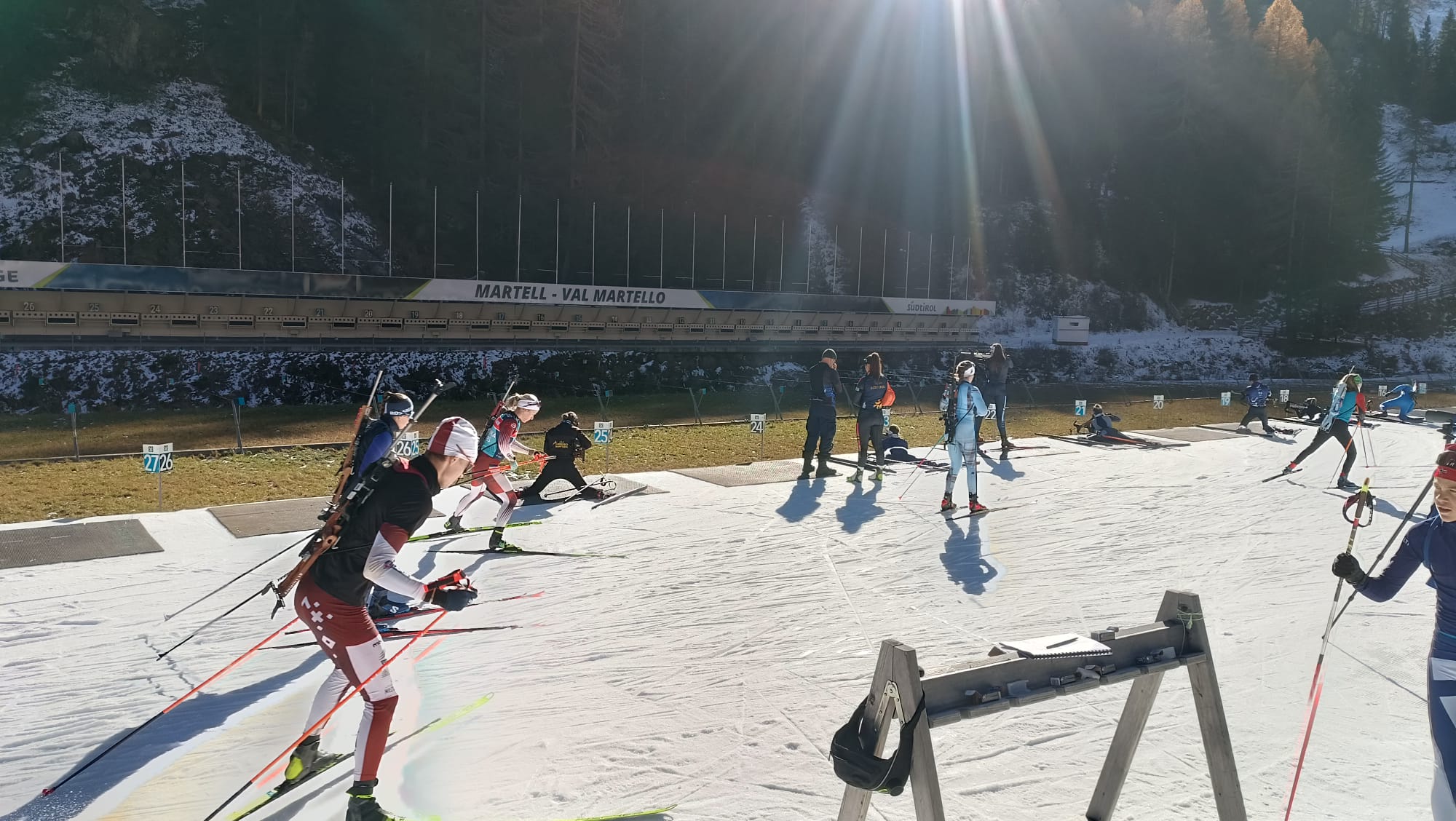 Le piste del Centro biathlon Grogg in Val Martello sono aperte