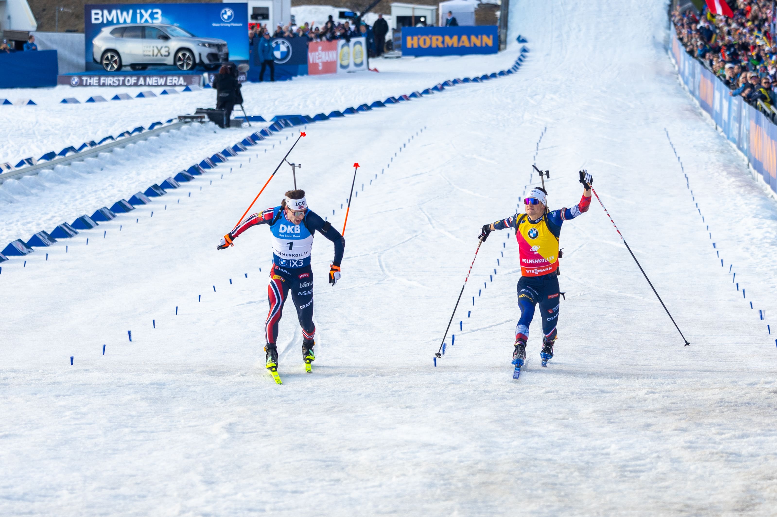 Biathlon – FOTOGALLERY. Vittorie in volata per Hanna Oeberg e Laegreid: riviviamo le emozioni degli Inseguimenti di Holmenkollen