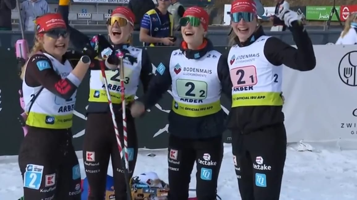 Biathlon – Mondiali Junior Arber: la Germania vince la Staffetta femminile. Italia 8a.
