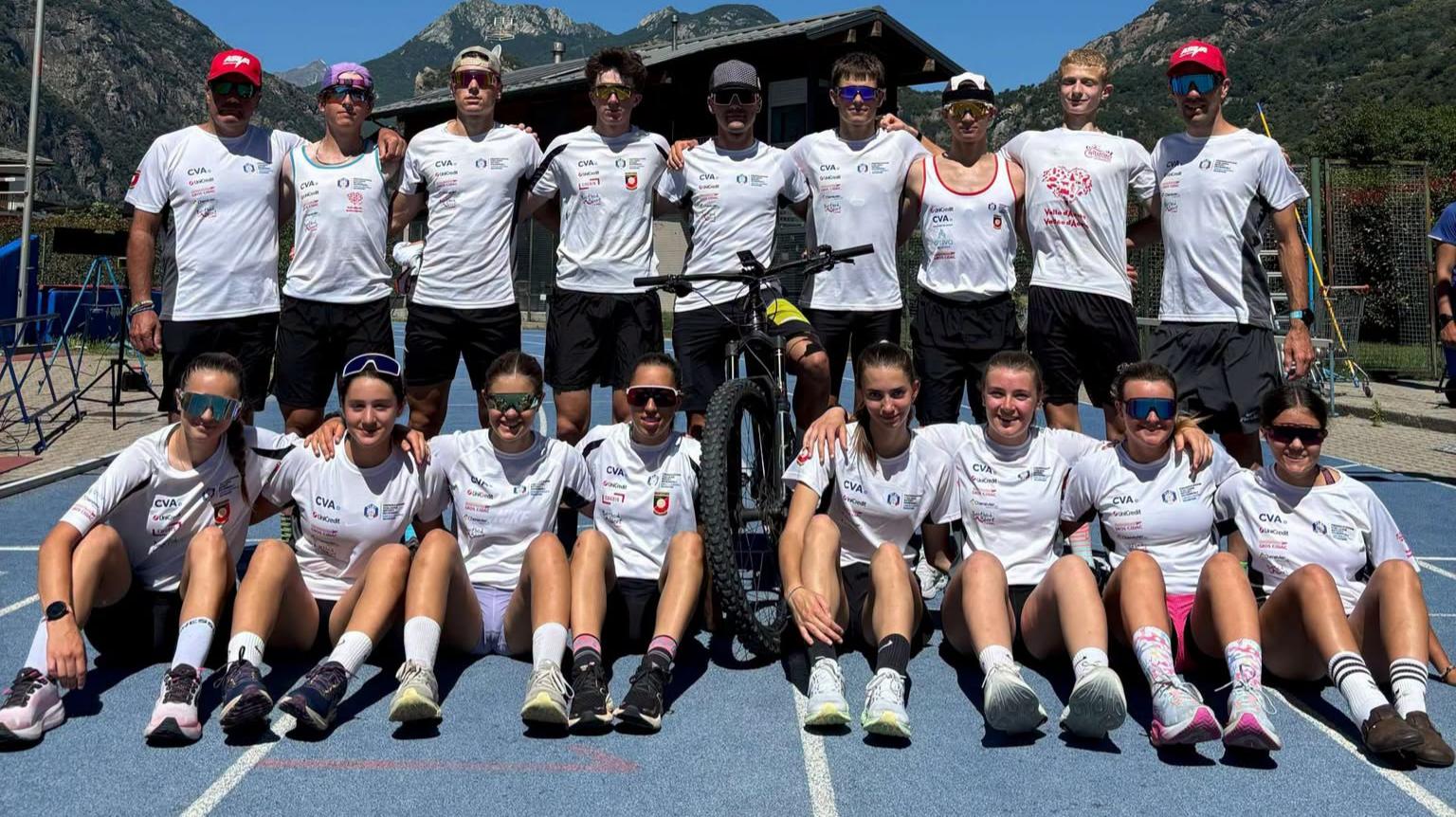 La squadra del Comitato Regionale FISI ASIVA di biathlon
